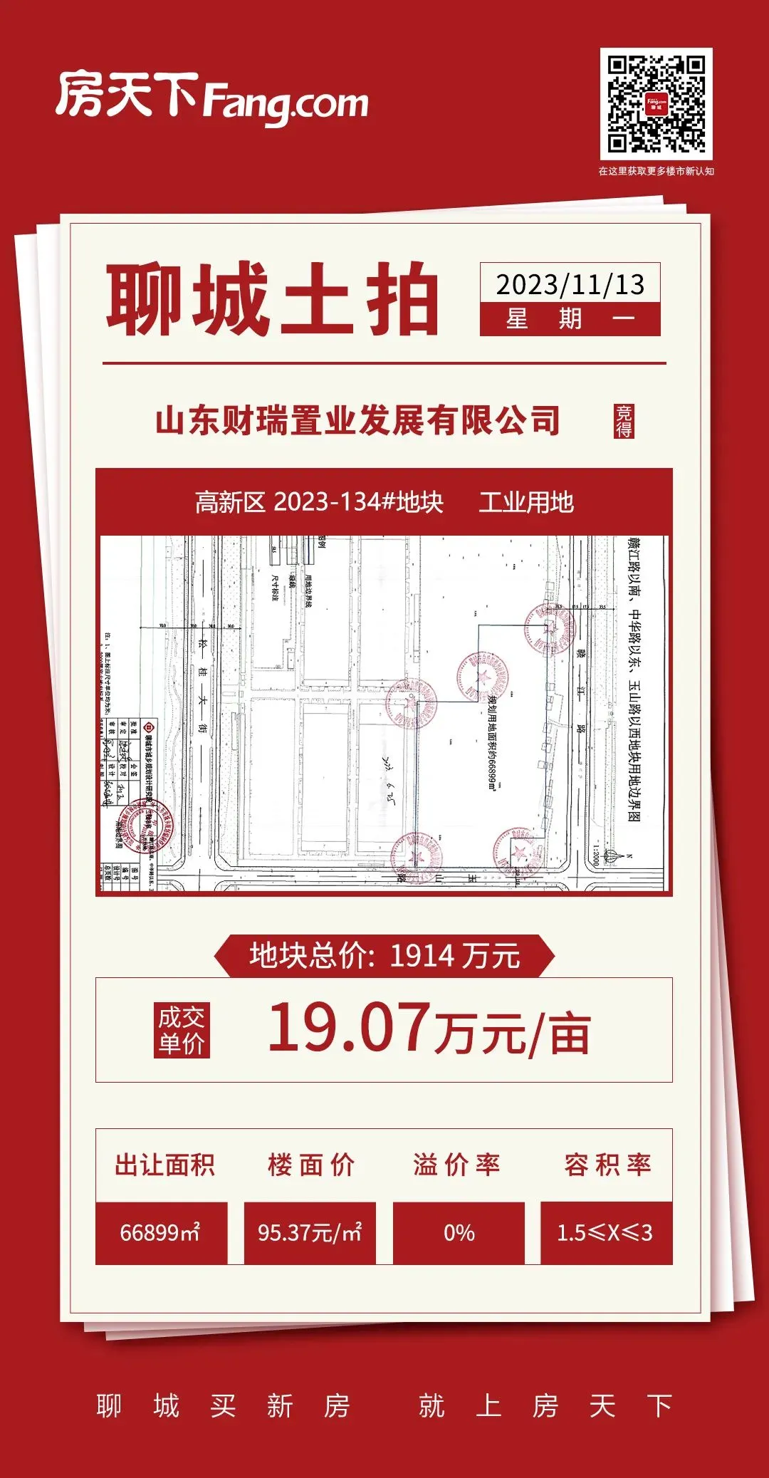 土拍播报丨高新区成功出让两宗工业用地位置在这里…